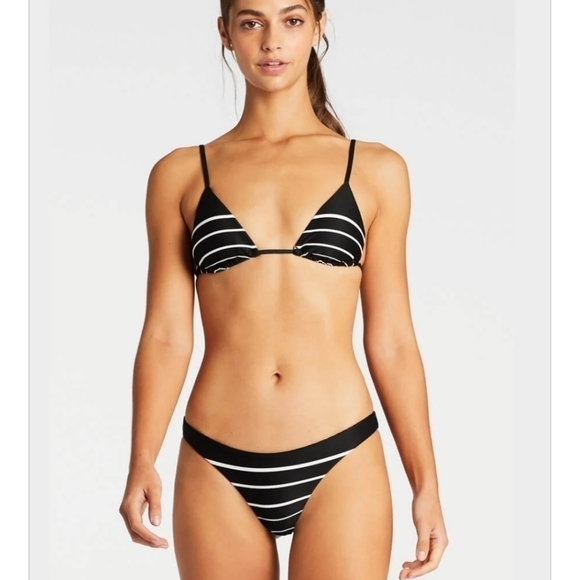 New Vitamin A Sol-Rosie Top & Luciana Reversible Full Bottom Bikini Small/6 US - Picture 1 of 16